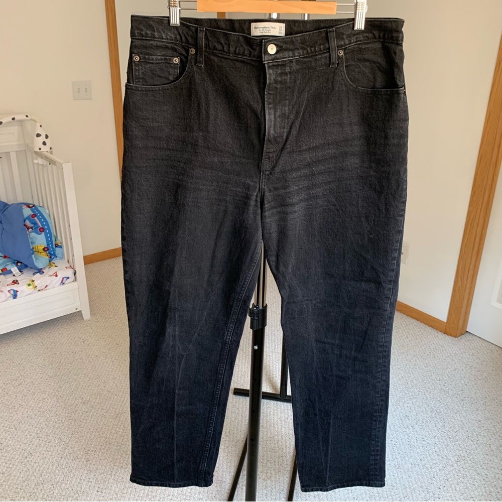 Abercrombie & Fitch The 90s Straight Ultra High Rise Jeans Women’s 33 16